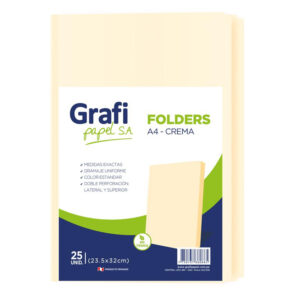File Manila Grafipapel A4 Paquete X 25 Und