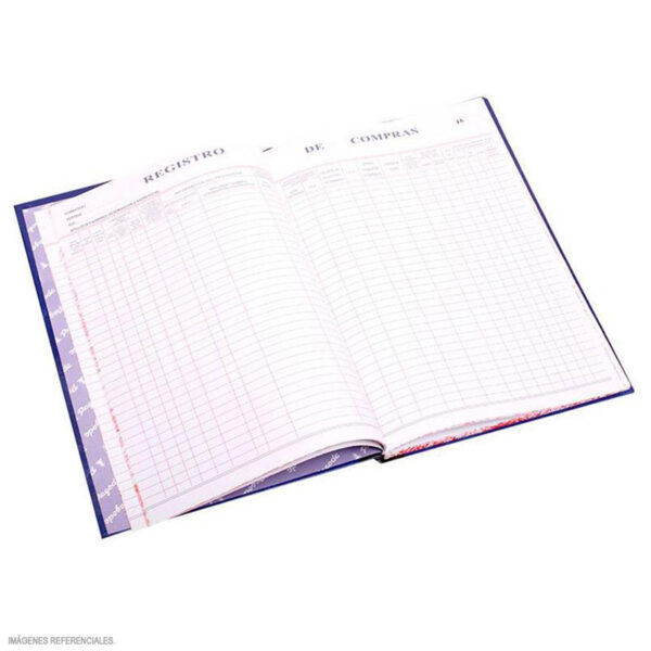 Libro De Registro De Compras Pagoda 100 Hojas