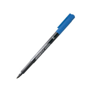 Plumón Indeleble Delgado Faber Castell Multimark 421-M Azul