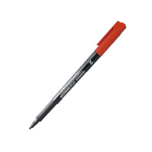 Plumón Indeleble Delgado Faber Castell Multimark 421-M Rojo