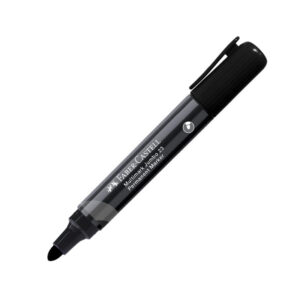 Plumón Indeleble Jumbo Faber Castell 23 Negro