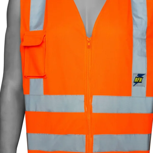 Chaleco Reflectivo Alta Velocidad Naranja Talla única