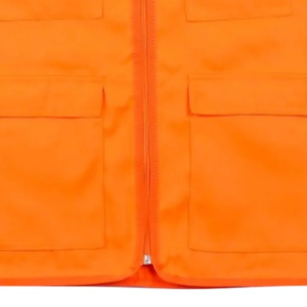 Chaleco Reflectivo Básico Dril Naranja
