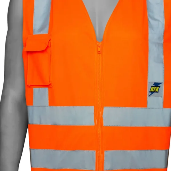Chaleco Reflectivo Alta Velocidad Naranja Talla única