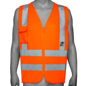 Chaleco Reflectivo Alta Velocidad Naranja Talla única