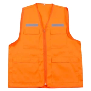Chaleco Reflectivo Básico Dril Naranja