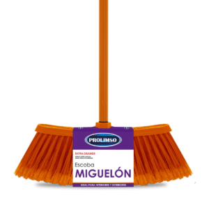 Escoba Miguelón Prolimso extra grande (cerdas resistentes, interior/exterior)